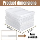 High-pq Packing Foam Pouches 1 24   Thickness 8 X10in  50 8x10in-50pcs  White