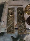 Late 19 Century Ornate Brass Door Lock