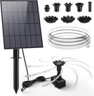 Fountain Submersible Water Solar Power Pump Floating Bird Bath Garden Pond Pool