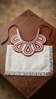 Handmade Beaded Chest Necklace - Kandyan Dance Costume Jewelry - Boho Gift