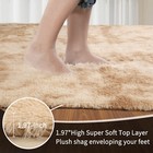 Large Non-slip Plush Shag Rug     Soft Carpet For Living Room   Bedroom