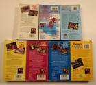 Barney 7 Vhs Video Tape Lot Best Manners Waiting For Santa Sing Along In Concert