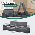 Naizea Kids Couch Play Set  10pcs Modular Kids Sofa Couch Child Couch Playhouse