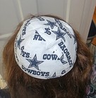 Nfl Dallas Cowboys Handmade Kippah 4 Panel Lined Yarmulke Brand New Pro-football
