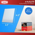  2  Cardboard Gold - 80pt Top Loaders For Cards - Premium 3x4 Inch Trading Card