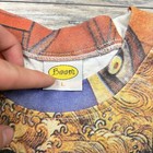Boom Vintage Style Long Sleeve Shirt With Asian Art Print Size Large