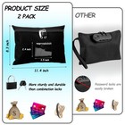 Cash Bag With Lock And 2 Keys Money Bag For Cash With Lock 11 4   8 3inch Mon   