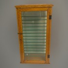 Antique American Oak Retail Store Display Case Late 19th Century