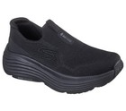 Skechers Shoe Max Cushioning Women Wide Fit Black Sport Endeavour Comfort 129481
