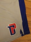 Detroit Pistons Nba 2021-22 Jordan 75th Anniversary Game Issued Chrome Shorts 48