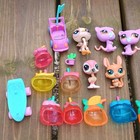 Lot Of 26 Pcs Authentic Lps Littlest Pet Shop Figures   Accessories 2007 2008