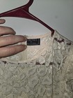 Vintage Cachet By Bari Protas Ivory Lace Dress Circle Skirt Wedding Romantic