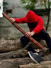 Hand Forged Steel Axe  Norse Battle Axe  Scandinavian Style Viking Axe Two Hand