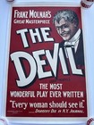 Franz Molnar s Poster The Devil Play Large Antique Poster Rare 42  Rare Chicago