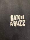 Beer Savage Men   s  catch A Buzz  Fish T-shirt Size S Black Short Sleeve  1811