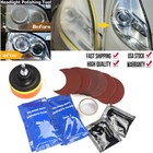 Pro Car Headlight Lens Restoration Repair Kit Polishing Cleaner Cleaning Tool