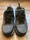 Ahnu Waterproof Shoes Men   s Size 10 Gray And Green Lace Up