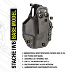 Blackhawkstache Iwb Lb Glock 17 Sf X300 Base Kit Bk 19 22 23 45 416200bk