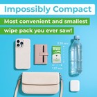 Impossibly Compact Travel Antibacterial Wipes Hand Sanitizer - 99  Water And    