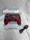Wireless Bluetooth Video Game Controller For Ps4 Playstation 4- Red Camouflage