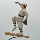 Authentic Models Strike Out Baseball Pitcher Skyhook Balance Toy Tm103 Folk Art