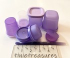 Tupperware Mini Snack Smidget Peeler Set Of 8 Purple Tinietreasures
