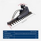 Hydraulic Grass Brush Cutter Hedge Trimmer Attachment 0 8-1 5ton Mini Excavator