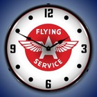 New  Flying A  Retro Led Lighted Advertising Gas Station Clock - Free Ship  