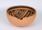 Prehistoric Hopi Jeddito Pottery Bowl -   Ca 1000-1200 Ad  3 5  X 7 5 