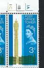 1965 P O Tower 3d Olive-yellow   Blue Colour Shift Error