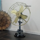 1920s Antique Ge General Type Aor Brass Blade Collectible Electric Tabletop Fan