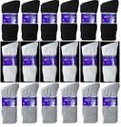 Wholesale Bulk Mens Diabetic Crew Socks Health Circulatory Size 9-11 10-13 13-15