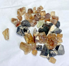 143 G Mix Lot Of Rough Topaz And Smoky Quartz Crystal  From Mines Of Pakistan