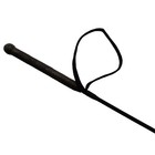 New 27  Black Riding Crop 100  Genuine Real Quality Leather Flogger Horse Whip
