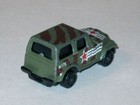 Vintage 1980s Summer Diecast Metal M178 Army Jeep Cj7  Marz Karz Star   Stripes 