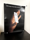 Vintage Apple Ipod Nano Poster 2005 Never Displayed Macintosh Imac Mac Version 2