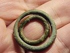 Celtic Bronze Money Ring Set Stunning Patinas  Please Read Description  La151h