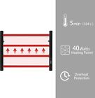 Towel Warmer Wall Mounted With Built-in Timer 4 Bars Electric Stainless S   