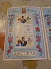 Anguilla 1981 Mnh Minisheet X 3 Prince Charles Princess Diana Royal Wedding L72