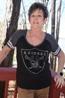 Raiders  Rhinestone  Bling Shirt Xs S M L Xl Xxl 3x 4x 5x Athletic Style
