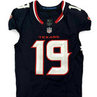 Xavier Hutchinson Game Worn 11 09 25 Houston Texans Nike Nfl Jersey     vs Jaguars