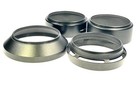 Unbranded 62mm Screw-in Metal Lens Hood Shades Lot Of 4 Hoods