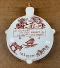 Look  Extremely Rare Antique Mini Elks Canteen Jug Flask Al G Fields Show Riddle