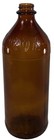 Vintage 1948 Clorox Amber Glass Bottle Newark Oh Plant 10 Diamond Bottom 32oz