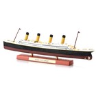 1 1250 Titanic Cruise Ship Boats Boat Alloy Model Cruise Souvenir Static Display