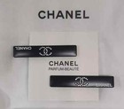 Chanel Black Metal Rhinestone Hair Pins hair Clips 2pcs Set Beaute Gwp Brand New