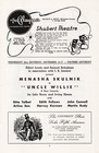 Menasha Skulnik  uncle Willie  Harvey Korman   John Connell 1956 Tryout Playbill