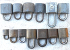 12 Vintage Corbin  Padlocks No Keys Locksmith  Art  Collectors    Some Rare  