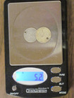 Two Scrap Silver Coins - France   U k   5 2 Grams