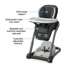Graco High Chair 6-in-1 Convertible Two Seats In One